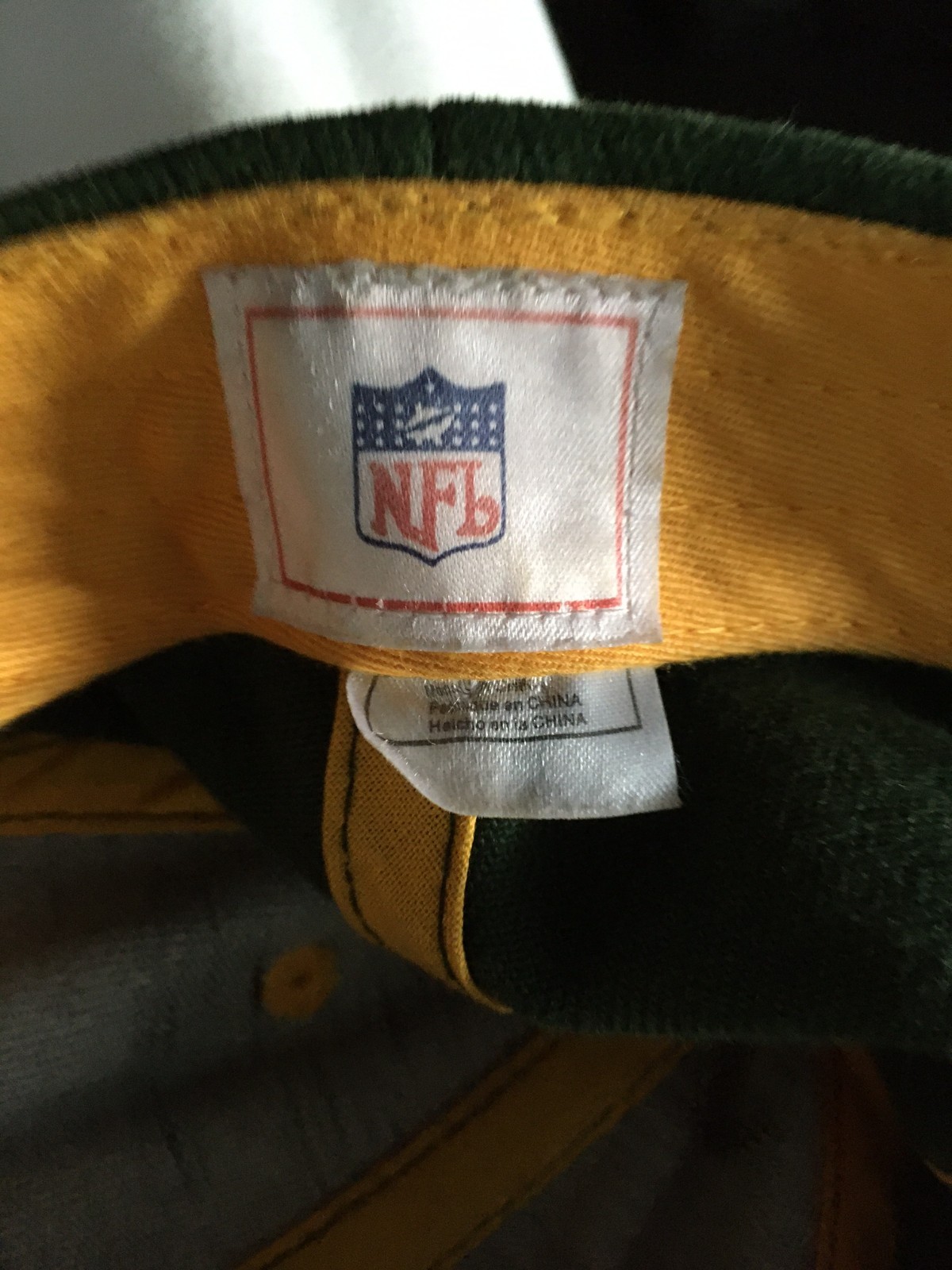 Green Bay Packers Vintage NFL Baseball Cap Embroidered Logo Adjustable