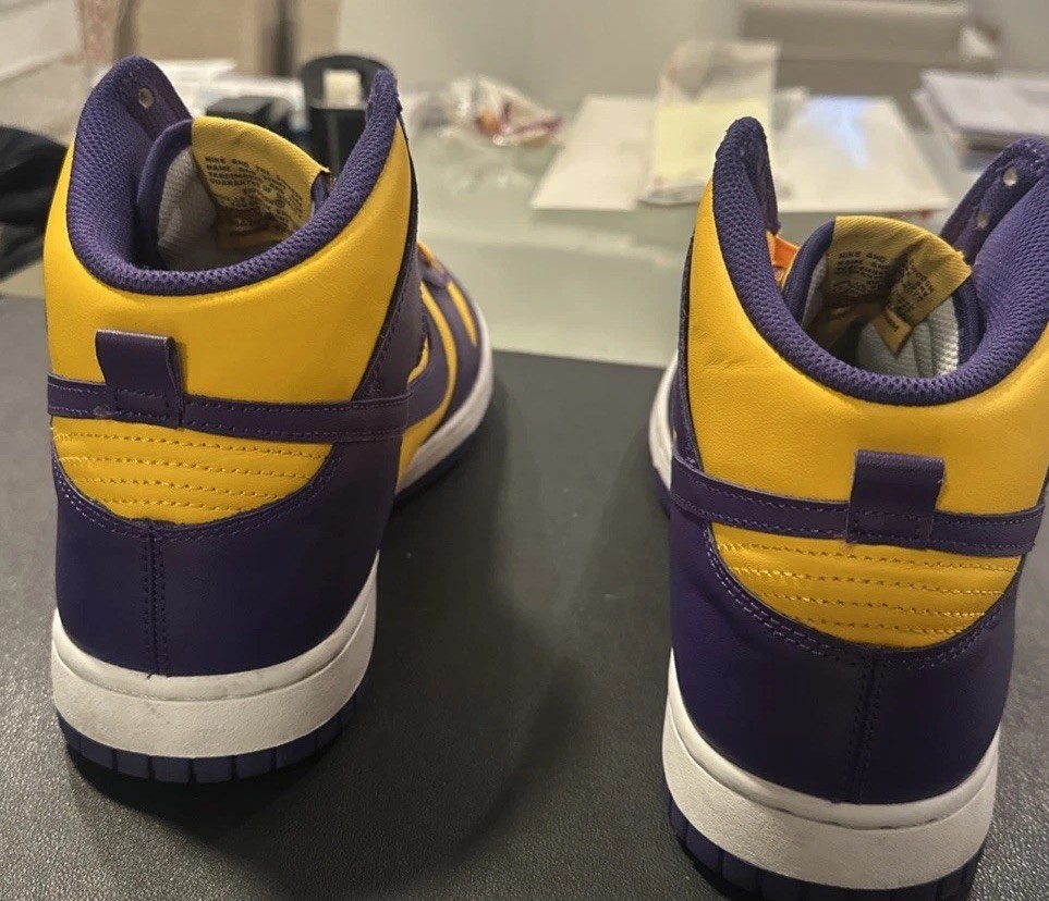 Size 11 – Nike Dunk High Lakers