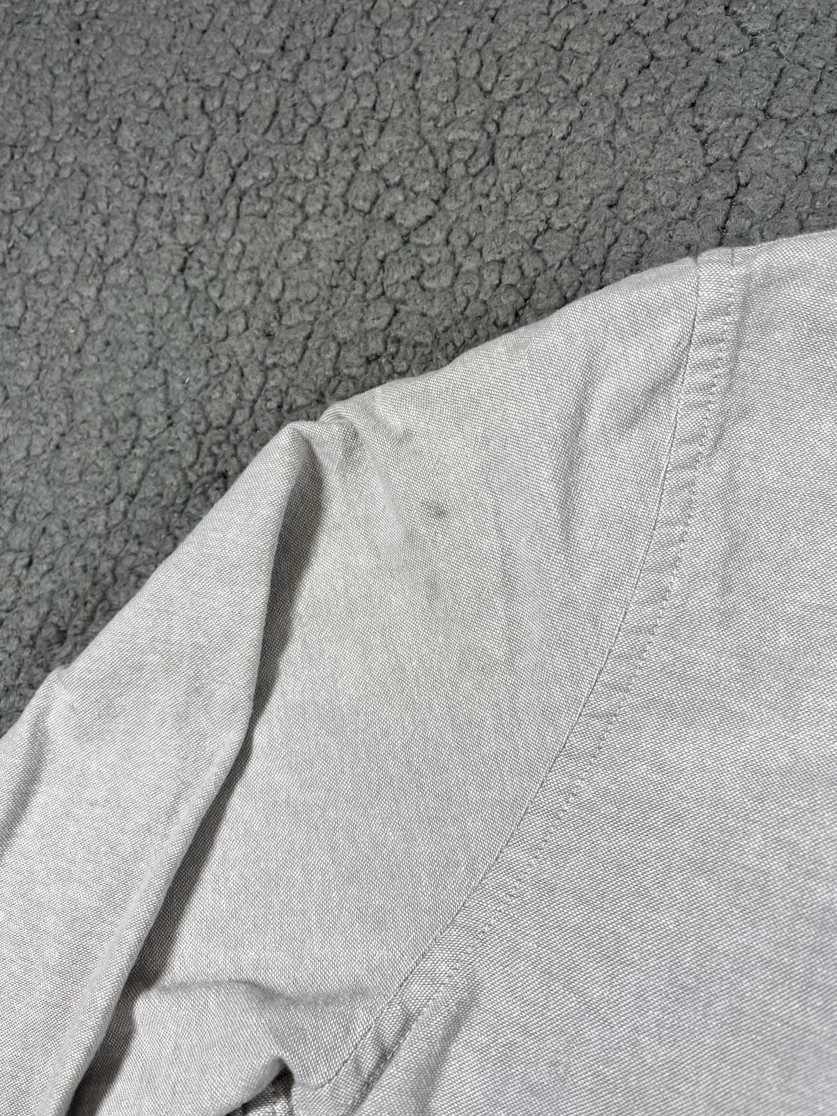 Jack Spade Shirt Mens Medium Gray Oxford Button Down Long Sleeve Cotton Casual