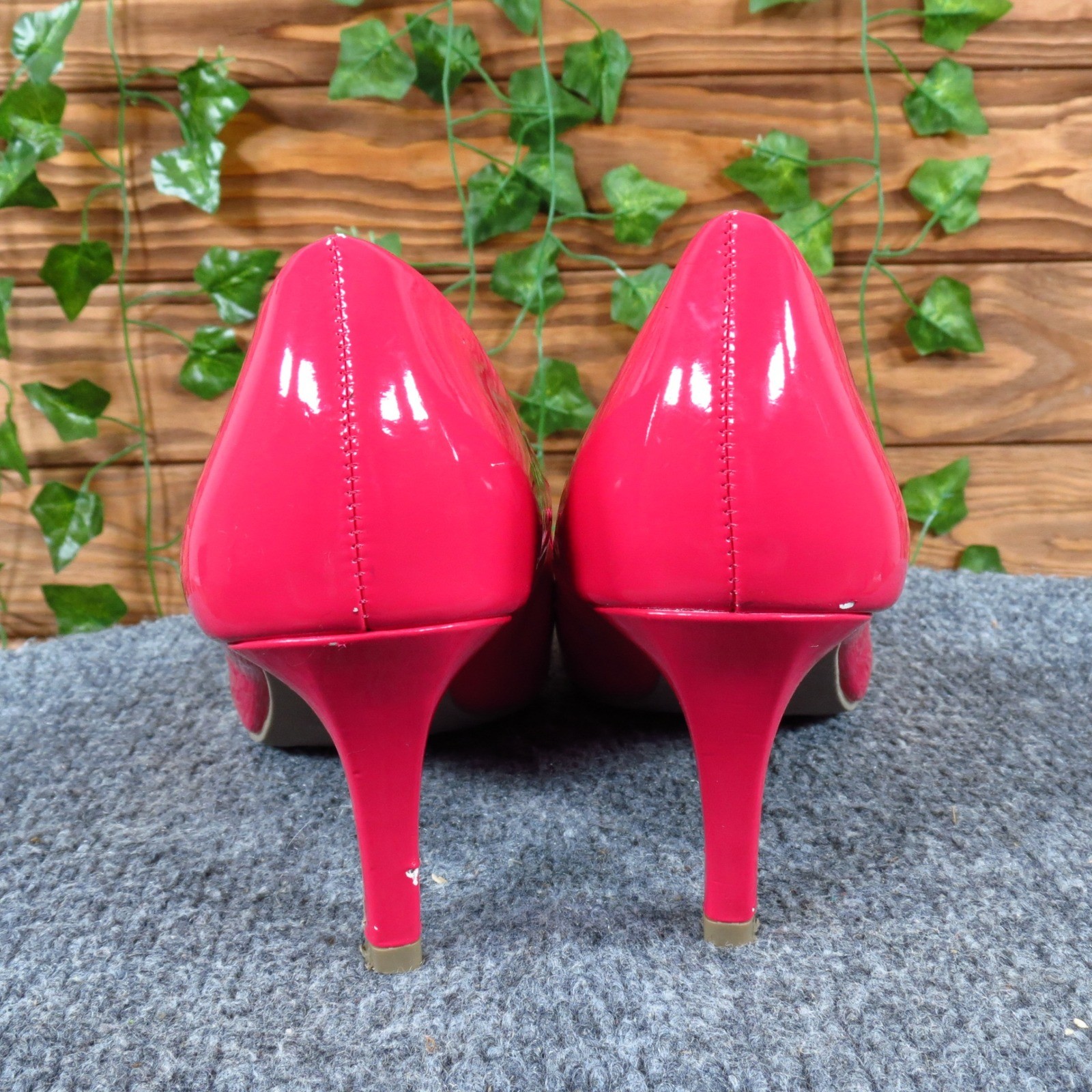 Comfort Plus by Predictions Karmen Women Pump 8 Work Dress Hot Pink Patent Heel