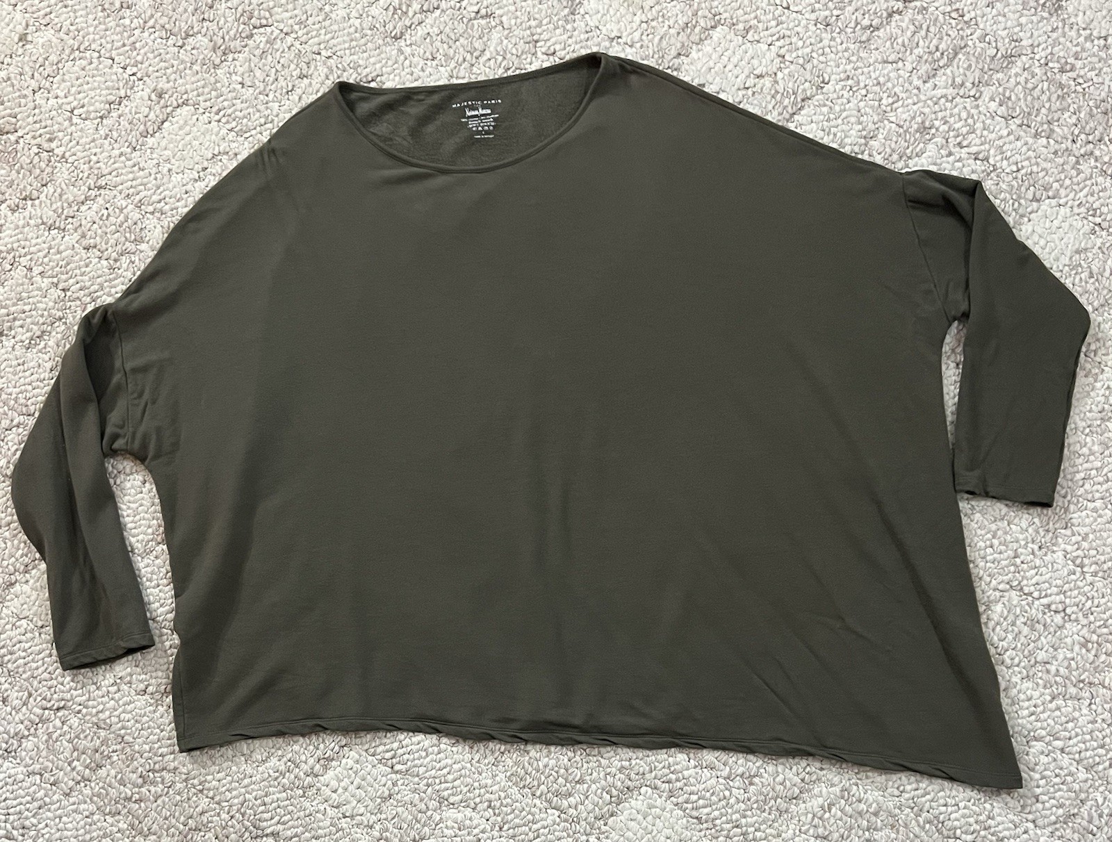 Majestic Paris for Neiman Marcus Extrafine Superwashed Soft Touch Top Size 5
