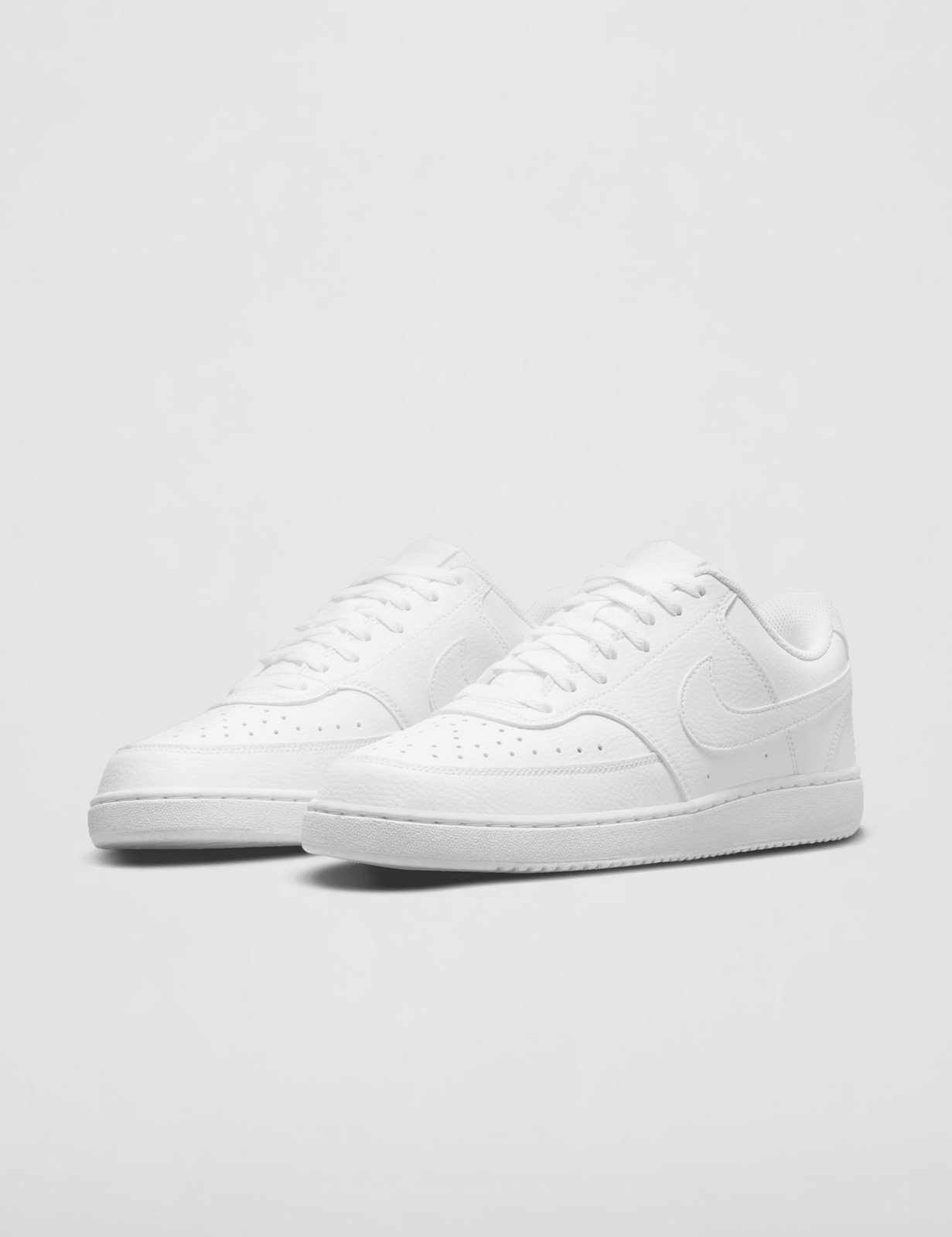 Nike Court Vision Low Next Nature Shoes, White/White-White, MEN’S/WOMENES new