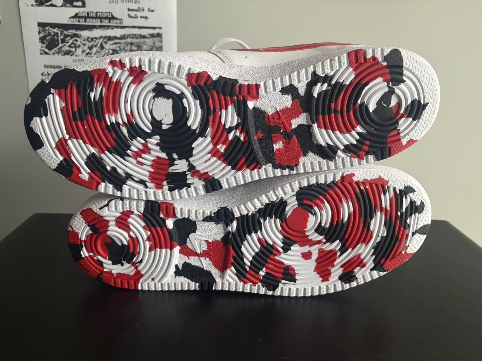 Nike Court Vision Low White Red Men’s 10.5 New With Box