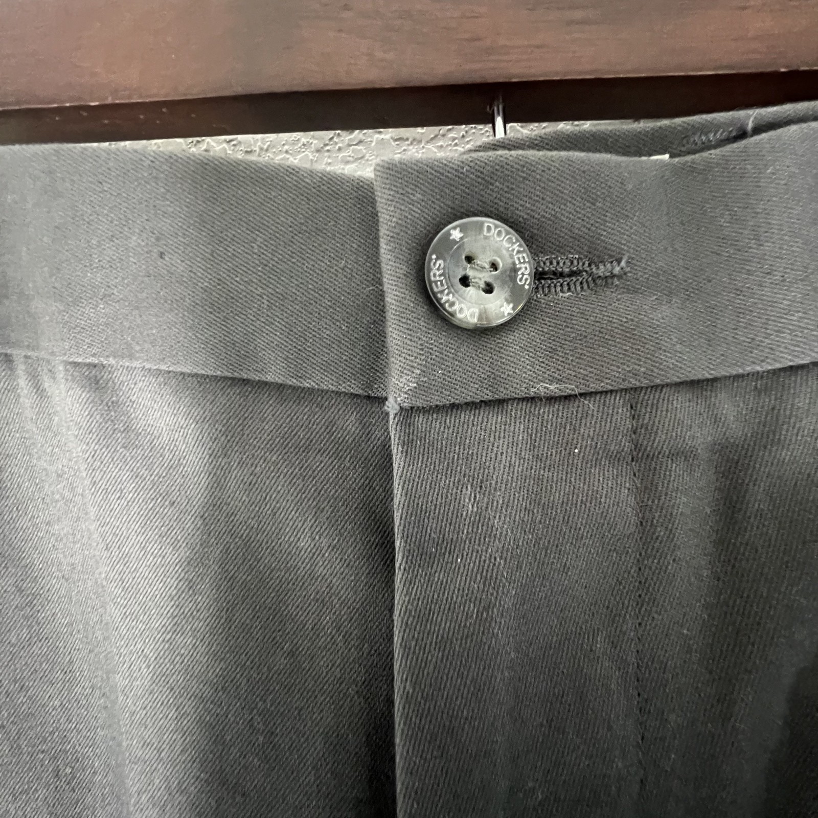 NWT Dockers Signature Collection Iron Free Straight Pleated Gray Men Pants 34×34