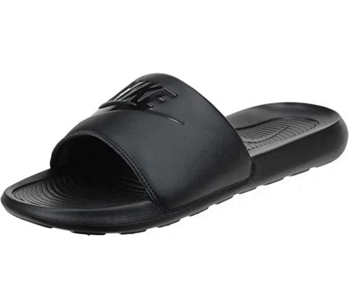 NEW Men’s Nike Victori One Slide Black/Black-Black (CN9675 003) Size 8