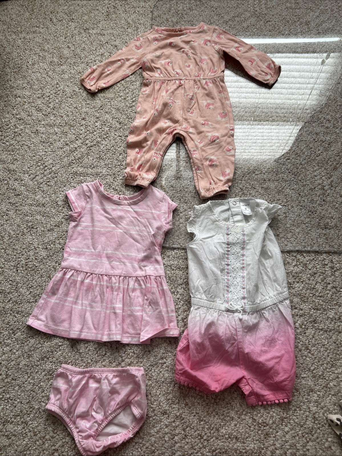 Huge Lot Of Baby Girl Clothing 3-24 Mos