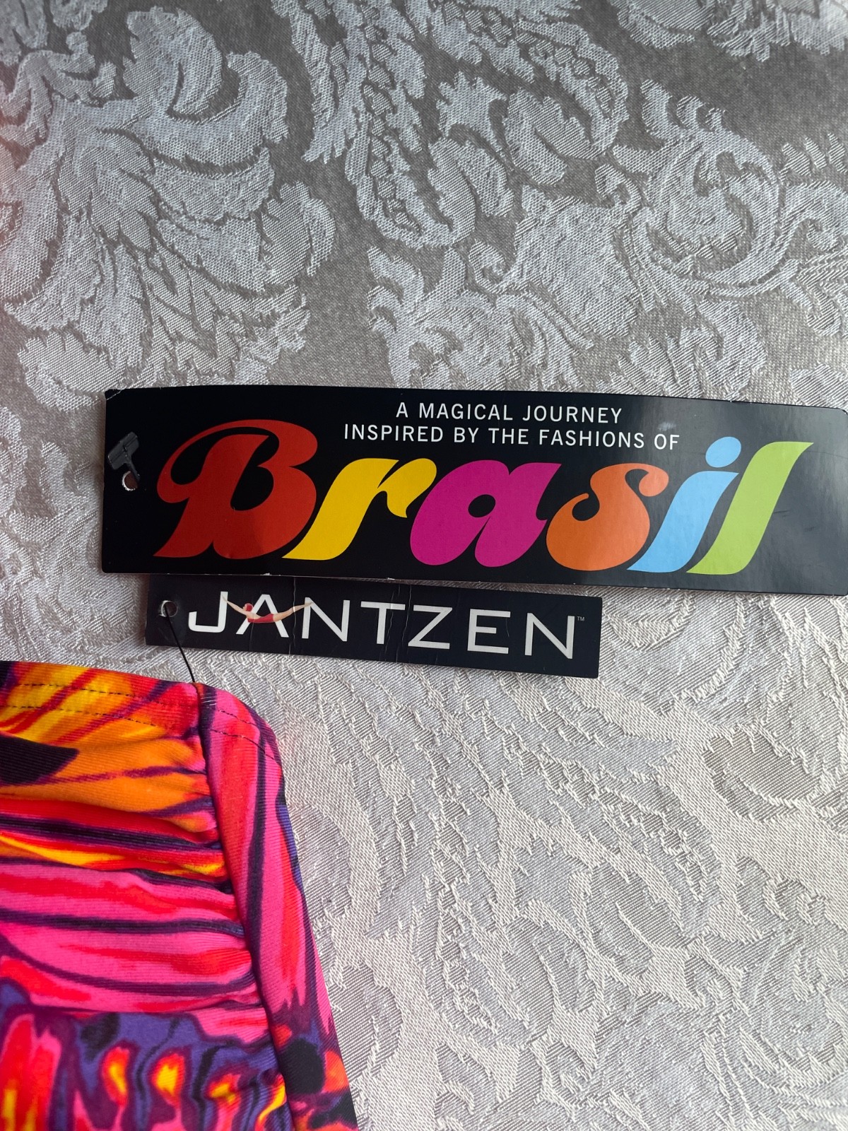 Jantzen 38DD Tankini Top multicolor Butterfly print NWT