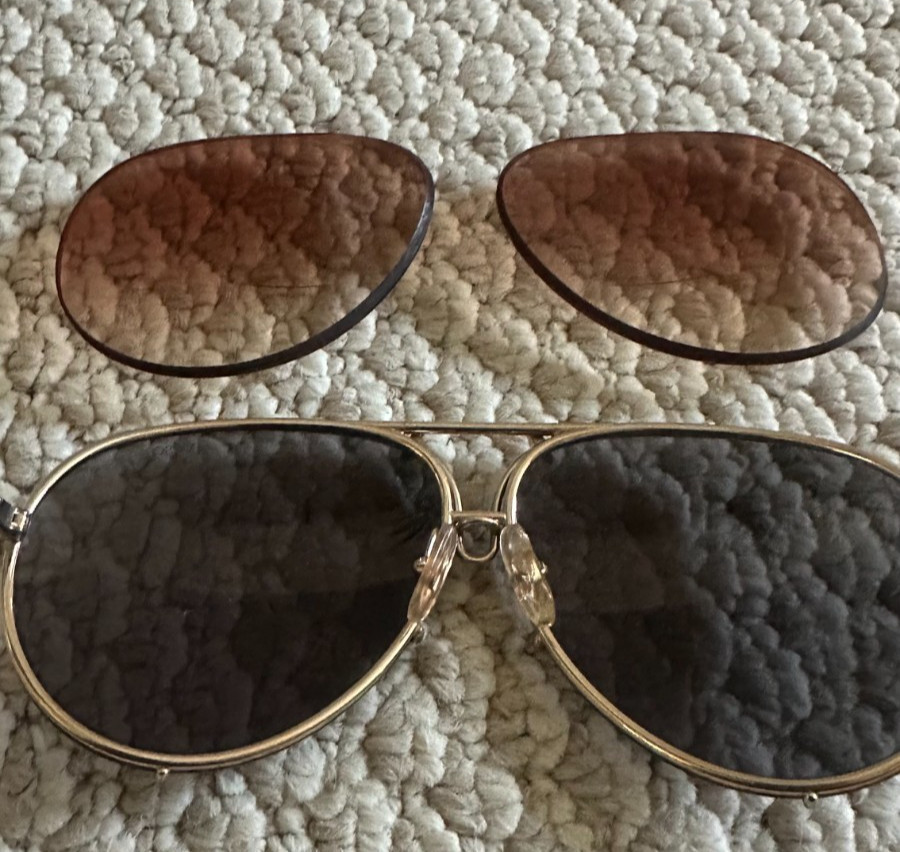 Vintage PORSCHE DESIGN GOLD SUNGLASSES 5621 , AUSTRIA 1983 – Mens Large