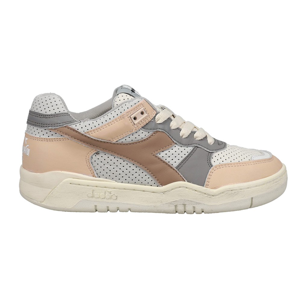 diadora Diadora X Leo Colacicco B.560 Apulia Used Italia Lace Up Mens Grey Snea