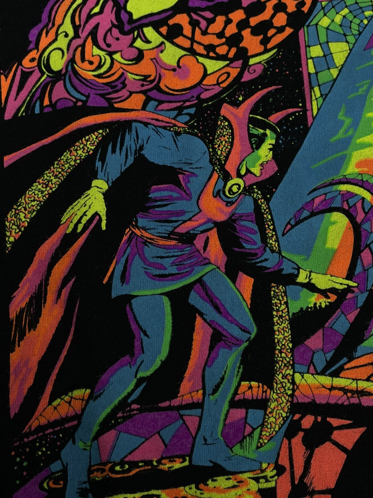 Doctor Strange 60’s Marvel Comics Black Light Psychedelic T-Shirt NEW