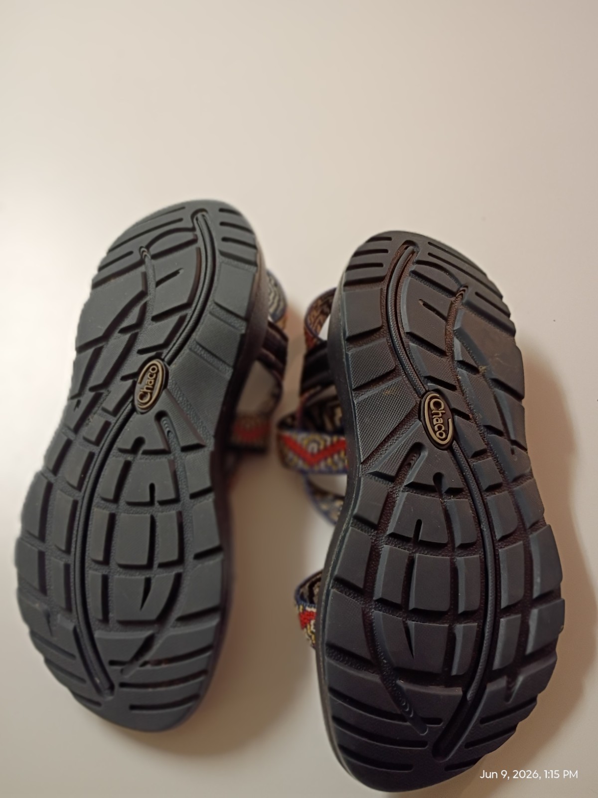 Classic Chaco ZX/2 Women’s Size 6 Blue Red Yellow Outdoor Hiking Sandals