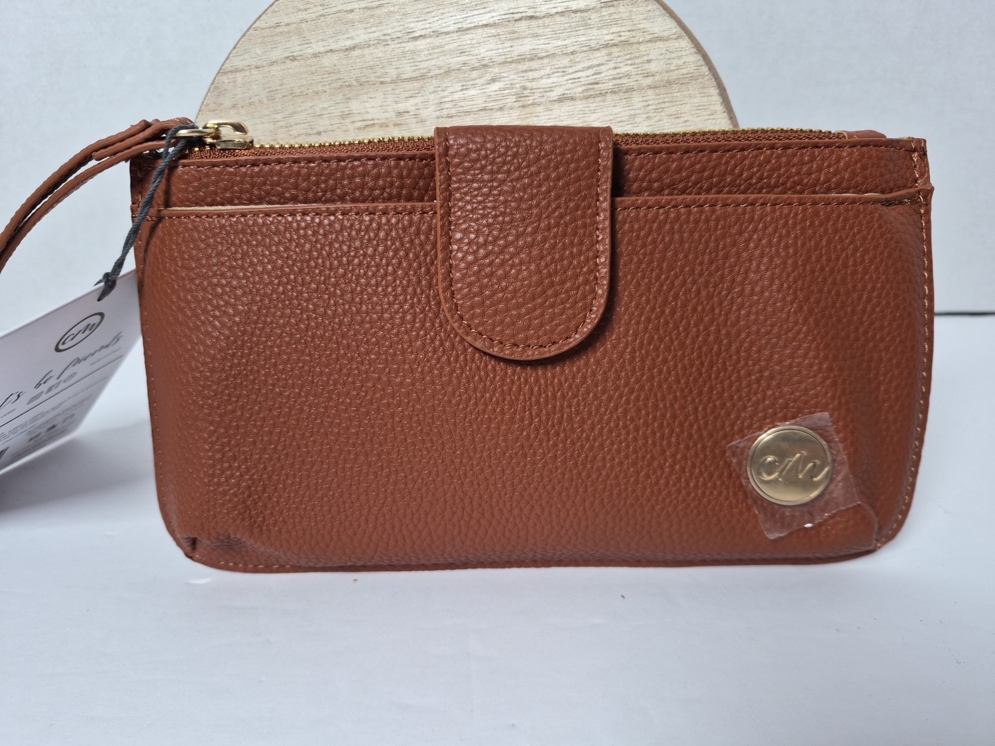 CleverMade Premium Zip Pouch Wallet Clutch