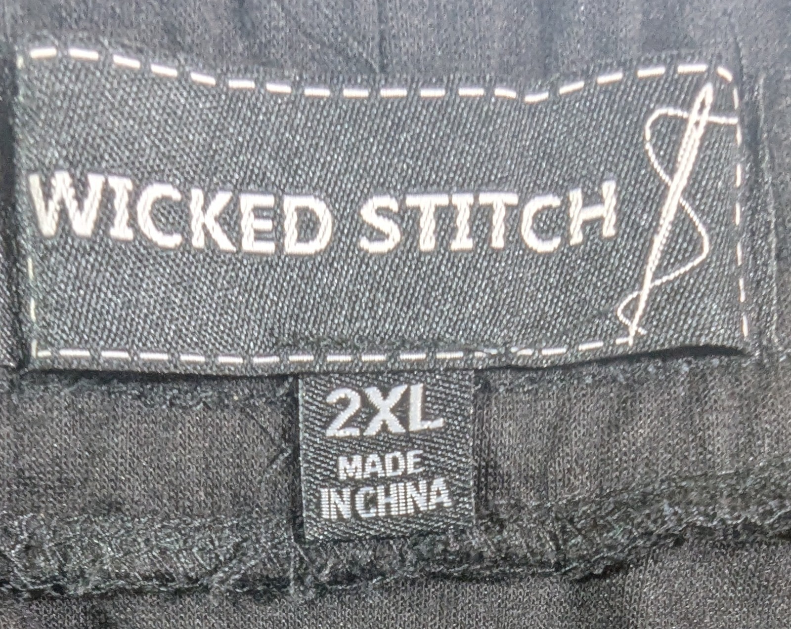 Wicked Stitch RN78227 Men’s Black Sweat Jogger Shorts Size 2XL Inseam 11 Inches
