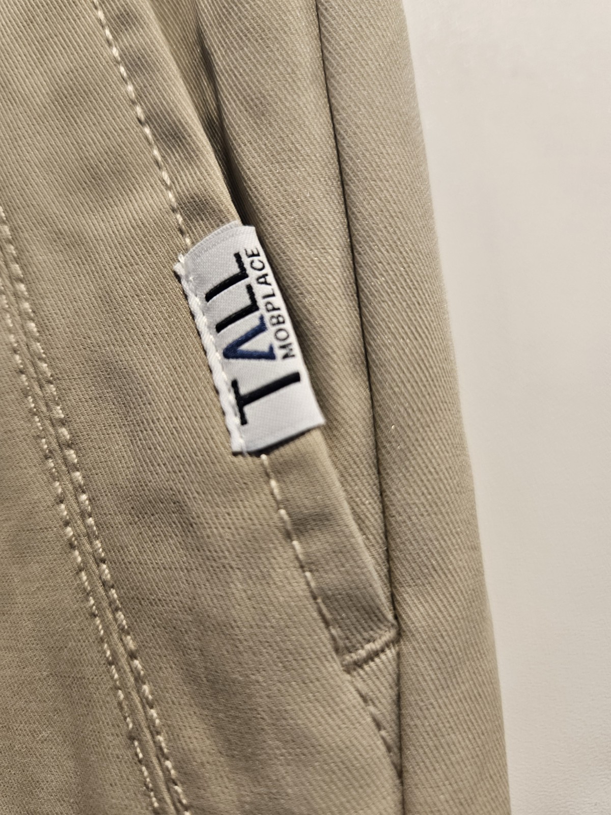 The Tall Mob Place Performance Golf Pant Men’s 36×36 Khaki Stretch Travel Casual