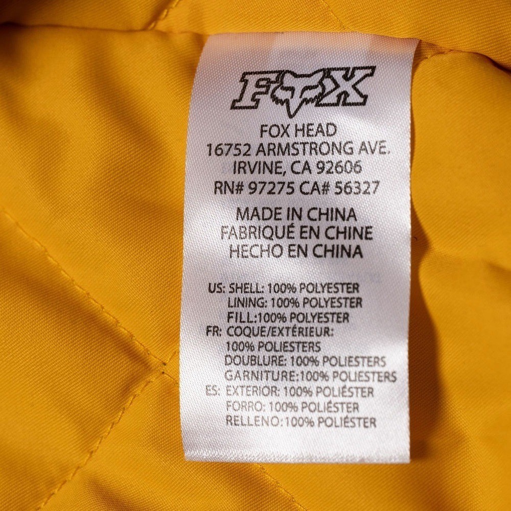 Fox Racing Moto-X Navy Machinists Bomber Coat Hood Men’s XXL, Quilted Lining EUC