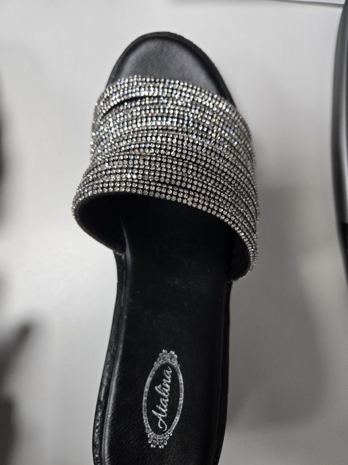 Atalina Ladies Shoes Rhinestone, size 9 , slip on, stylish, comfort, fashionable