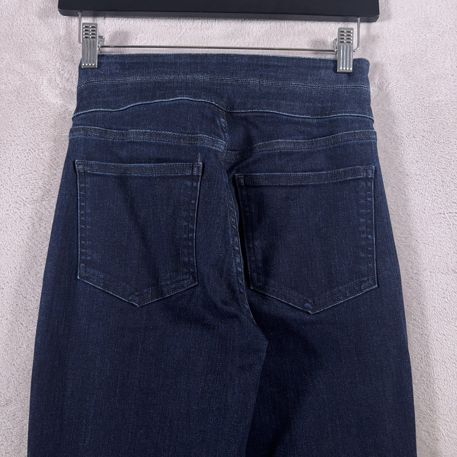 Veronica Beard Beverly Skinny Flare High Rise Jeans Womens 25×32 Blue Stretch