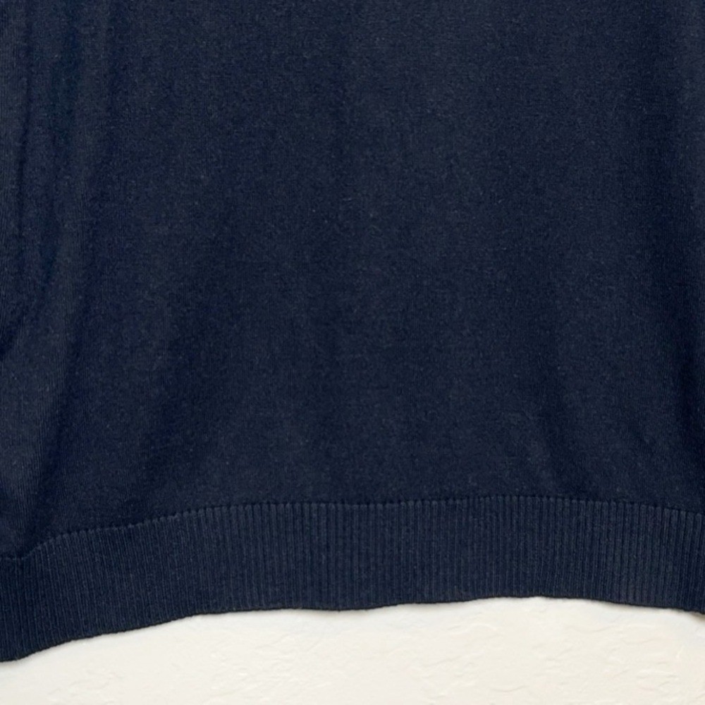 ALPHA STUDIO Men’s Size IT 52 / US Large Black Silk Cashmere Crew Neck Sweater