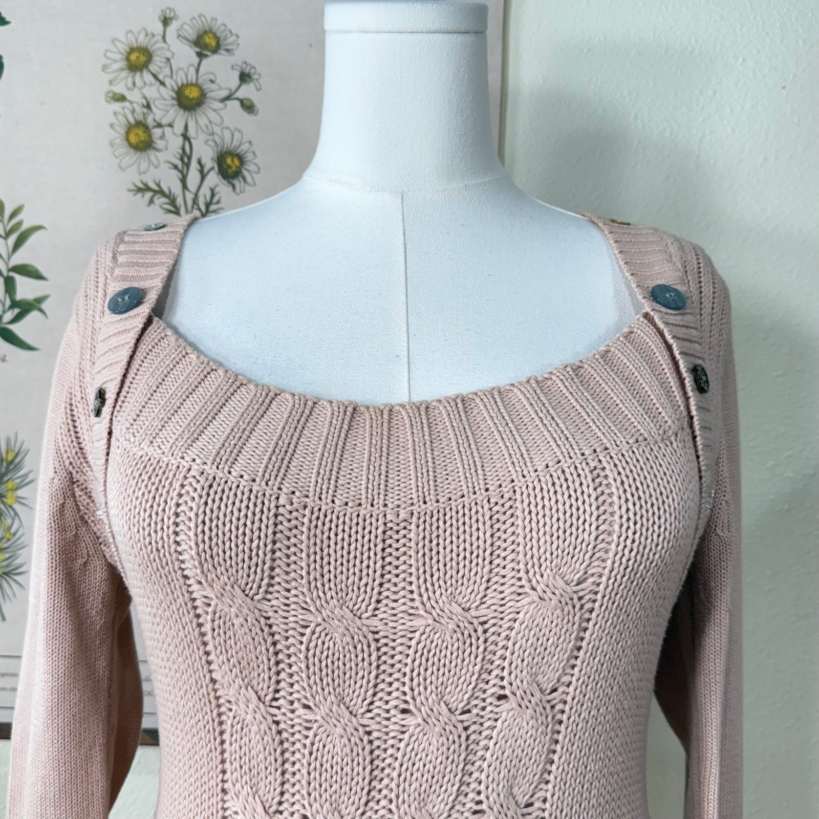 90s Y2k Crochet Ruffle Sweater Dress Himekaji Dolly Romantic Coquette Whimsy M