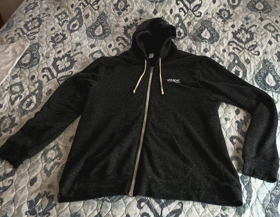 Alternative Earth DUDE SOLUTIONS Men’s 3XL Dark Gray Hoodie Sweatshirt Full Zip