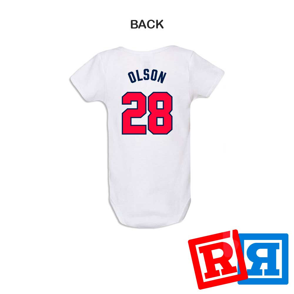 Matt Olson Atlanta Braves Baseball Gerber Baby Onesie® Cotton Bodysuit