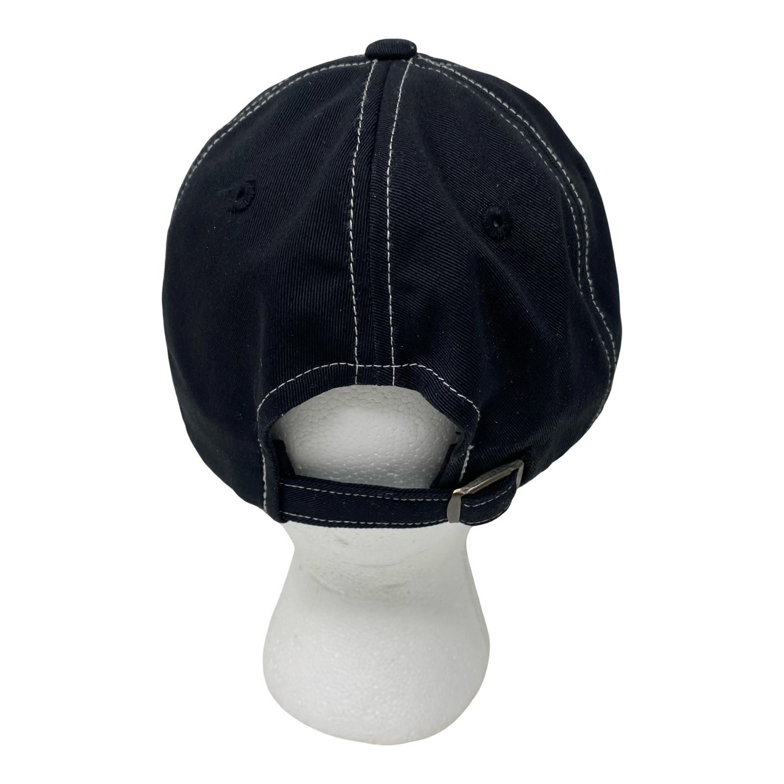 Masters Tournament Golf Hat Black Contrast Stitch Adjustable Strap Cap