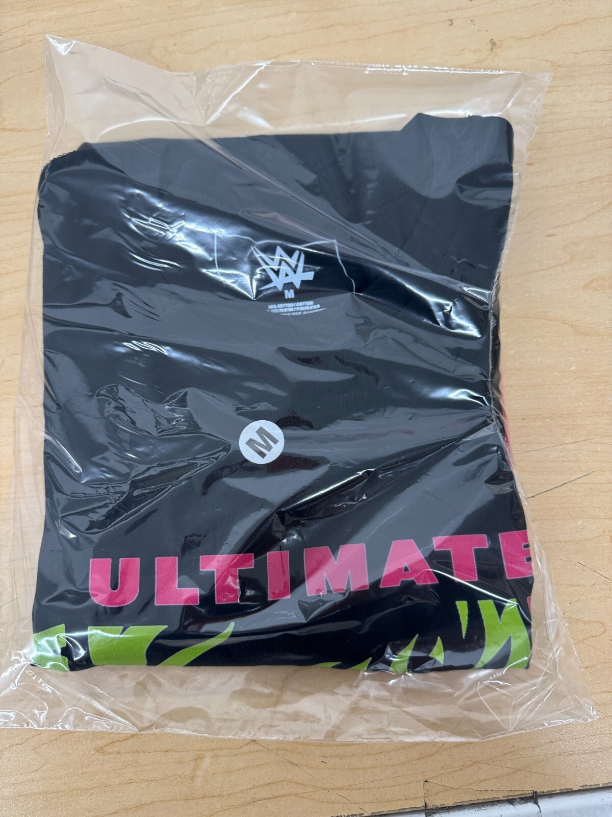 WWE ULTIMATE WARRIOR T SHIRT OFFICIAL ITEM BLACK