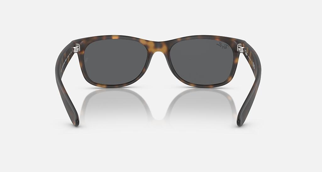 RAY-BAN NEW WAYFARER MATTE HAVANA/DARK GREY 55 mm SUNGLASSES RB2132 865/B1 55-18