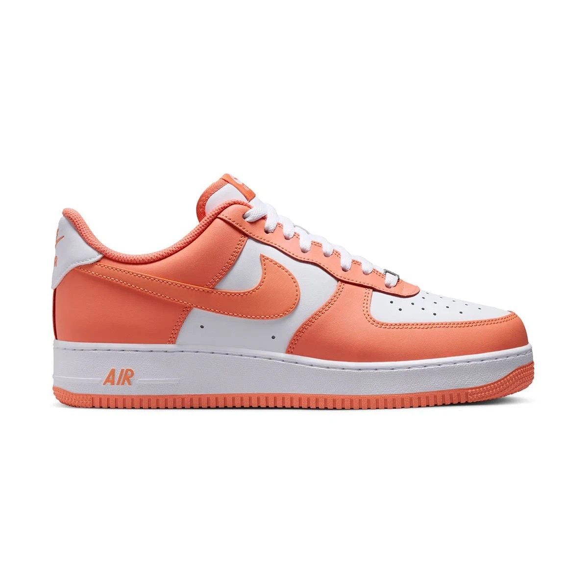 Nike Air Force 1 FJ4146-127 White Orange Leather Sneakers For Men Women