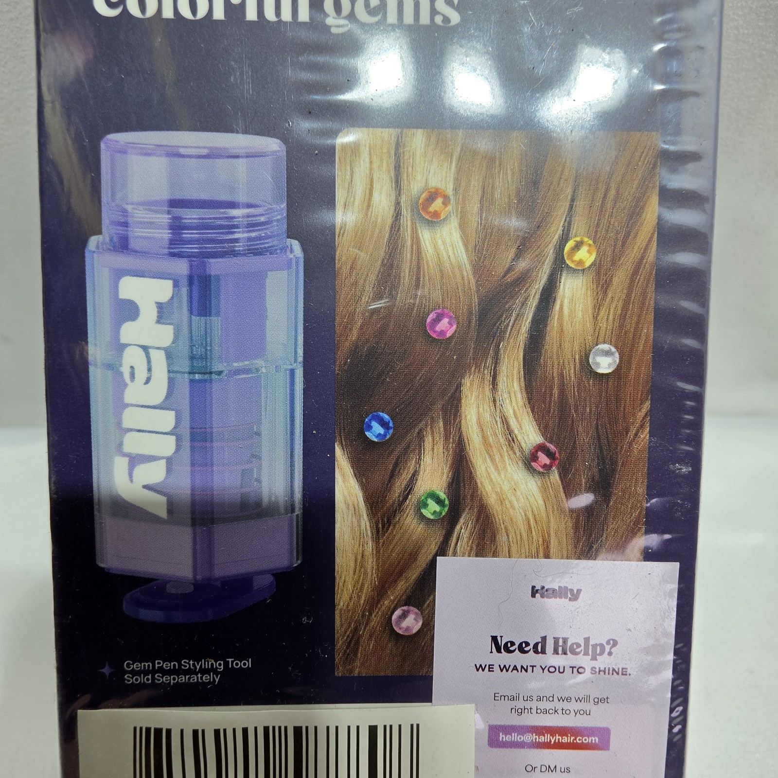 Hally Hair Gems Pen Applicator – Includes Hair Styling Tool with 240 Multicol…