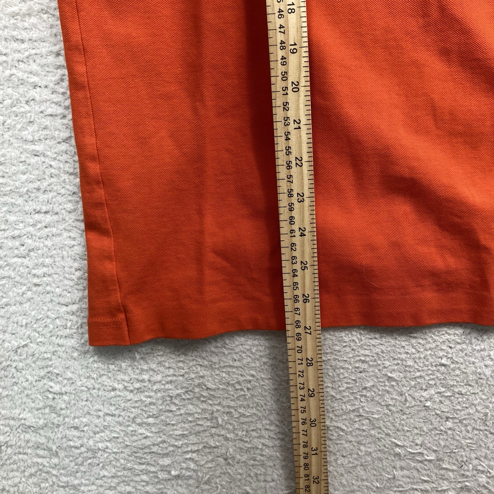 BMW Polo Shirt Men Large Orange Short Sleeve Pique Golf Logo E30 E46 M3 E39 M5