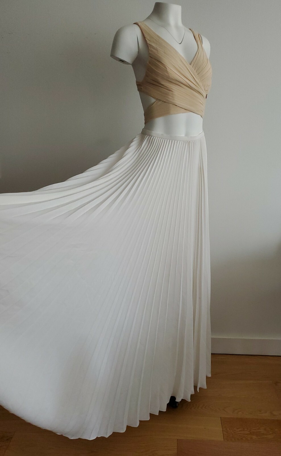 Ralph Lauren Purple Label Pleated Women’s Long Maxi Skirt Flare $2.500 NEW XS 2