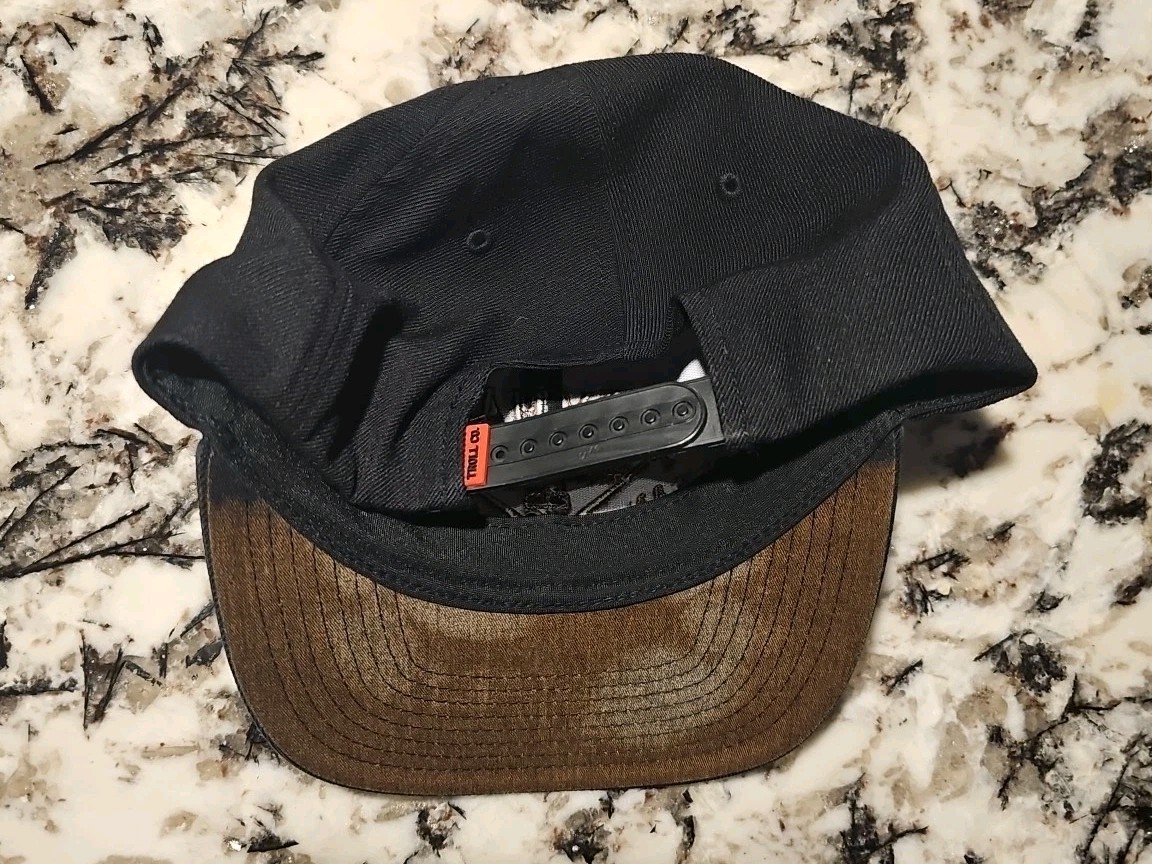 Dirty Hands Clean Money Catina Full Snapback Hat Cap Adjustable Troll Black