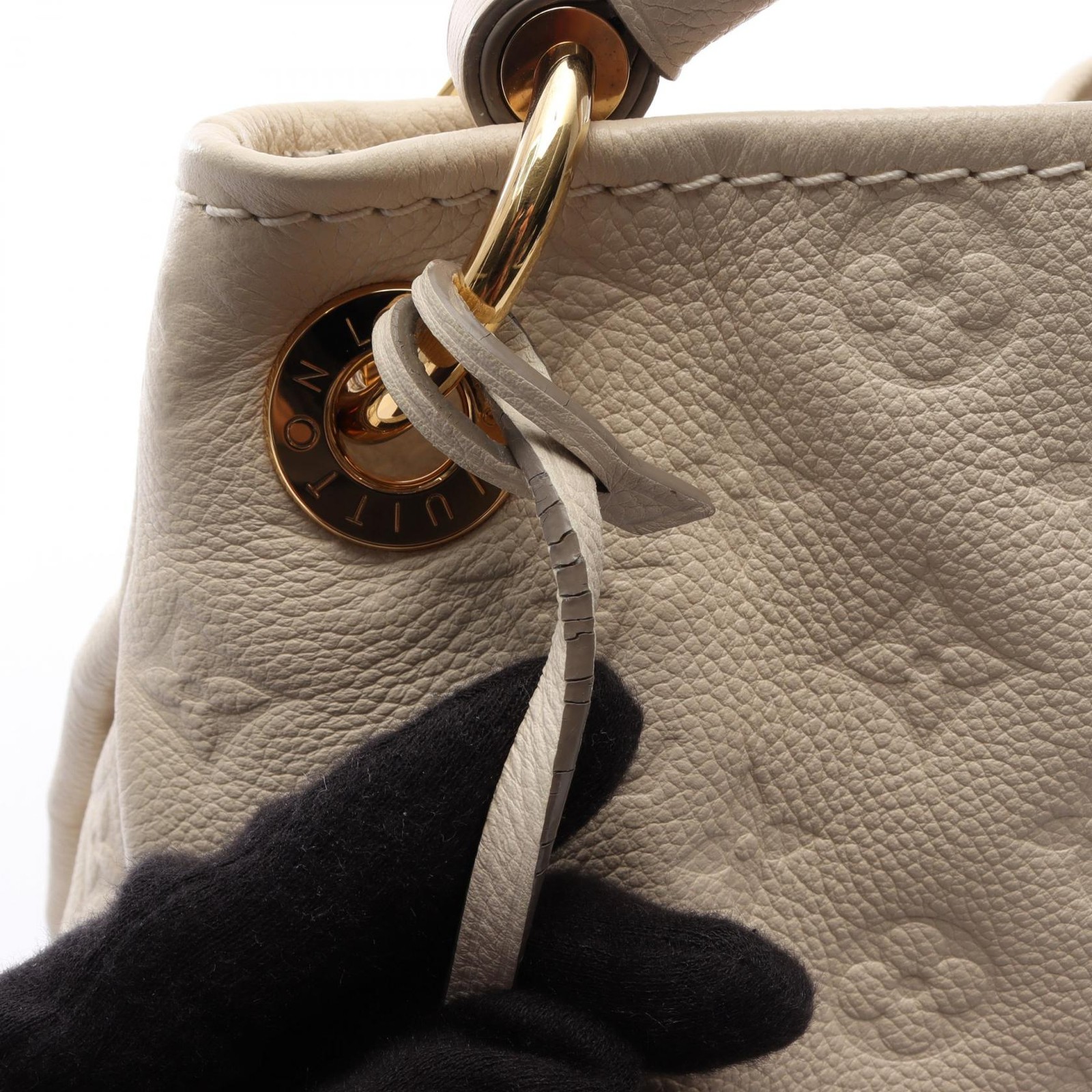 LOUIS VUITTON Artsy MM Shoulder hand Bag M93449 Monogram empreinte Neige used
