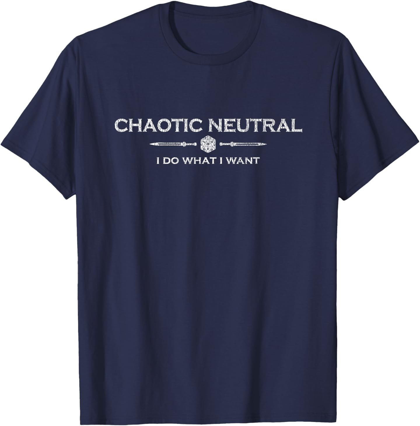 D20 Roleplay Alignments – Chaotic Neutral T-Shirt