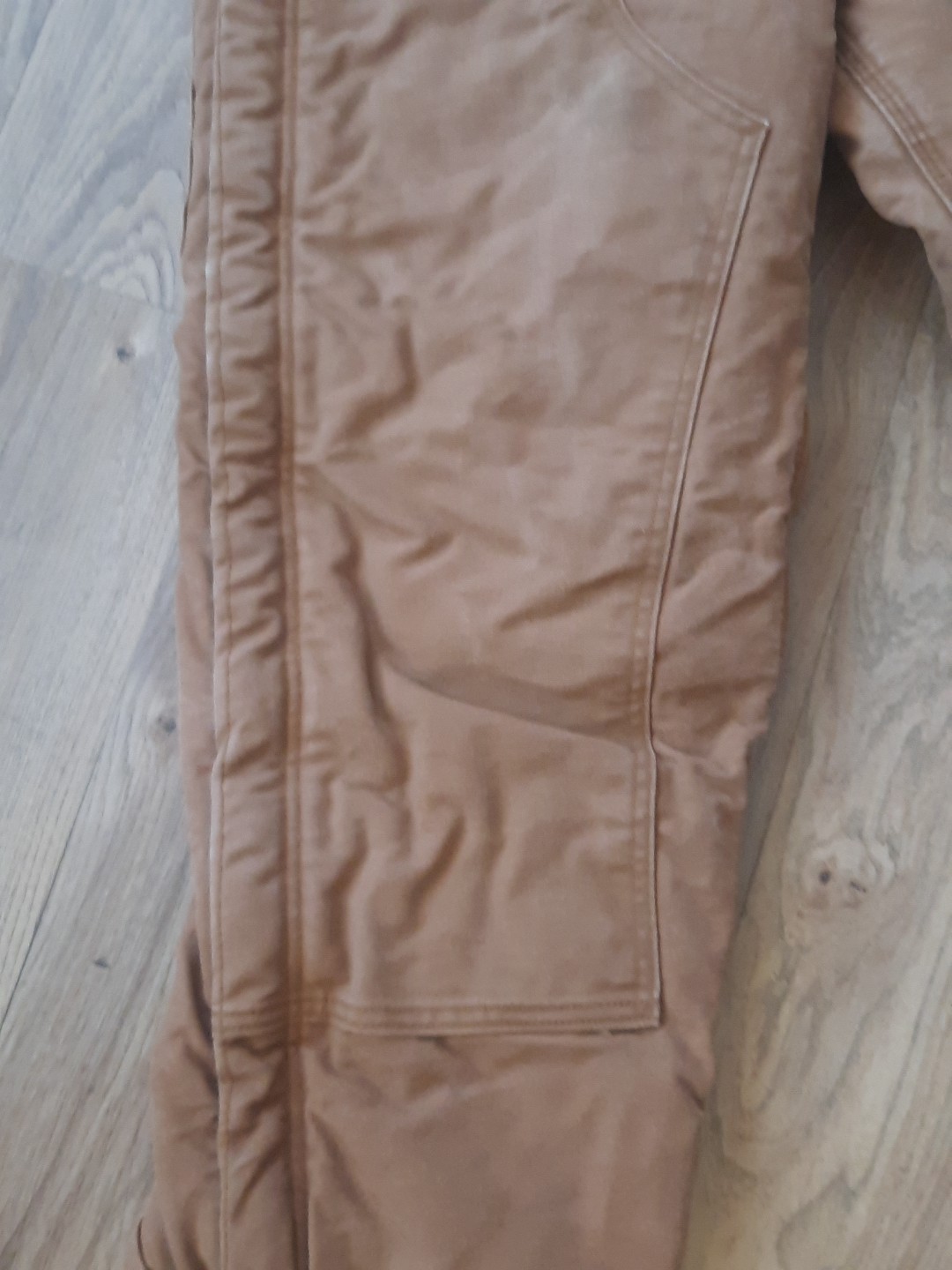 Carhartt Overalls 34×30 Brown Duck Canvas Work Bib Double Knee RN# 14806