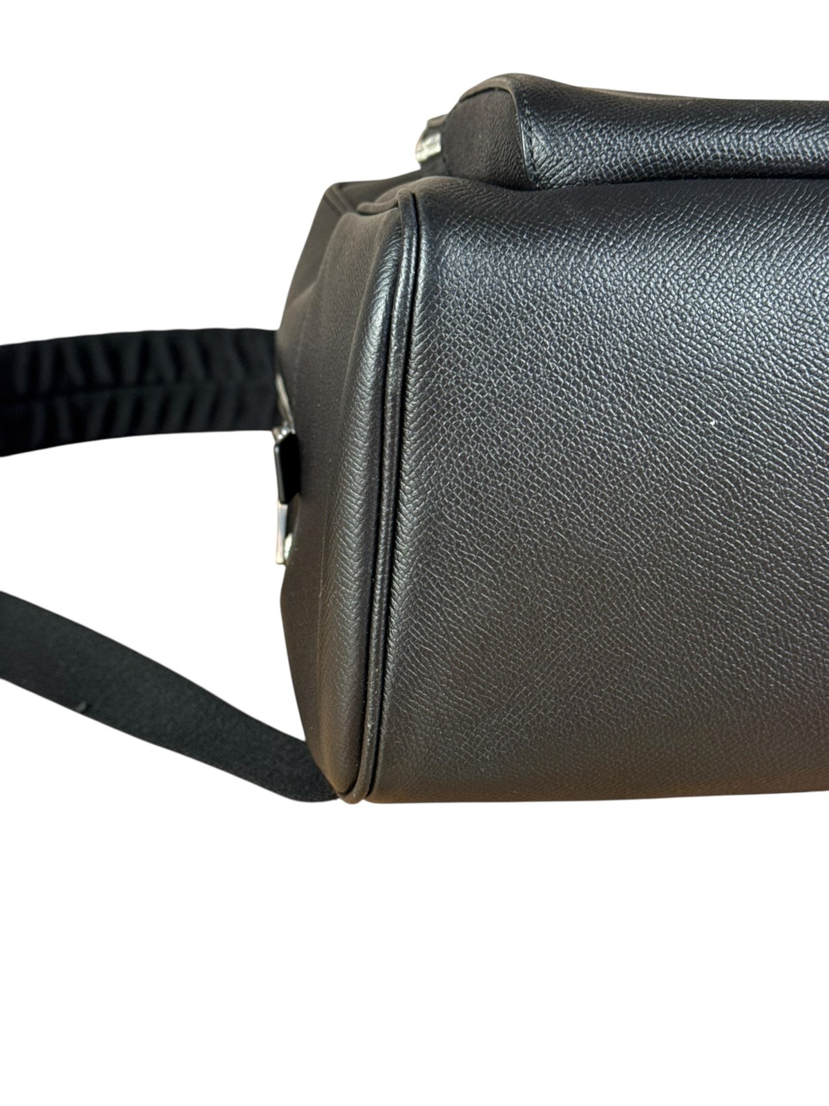 Size OS – Coach Black Crossgrain Leather Wade Backpack . Pre-Owned