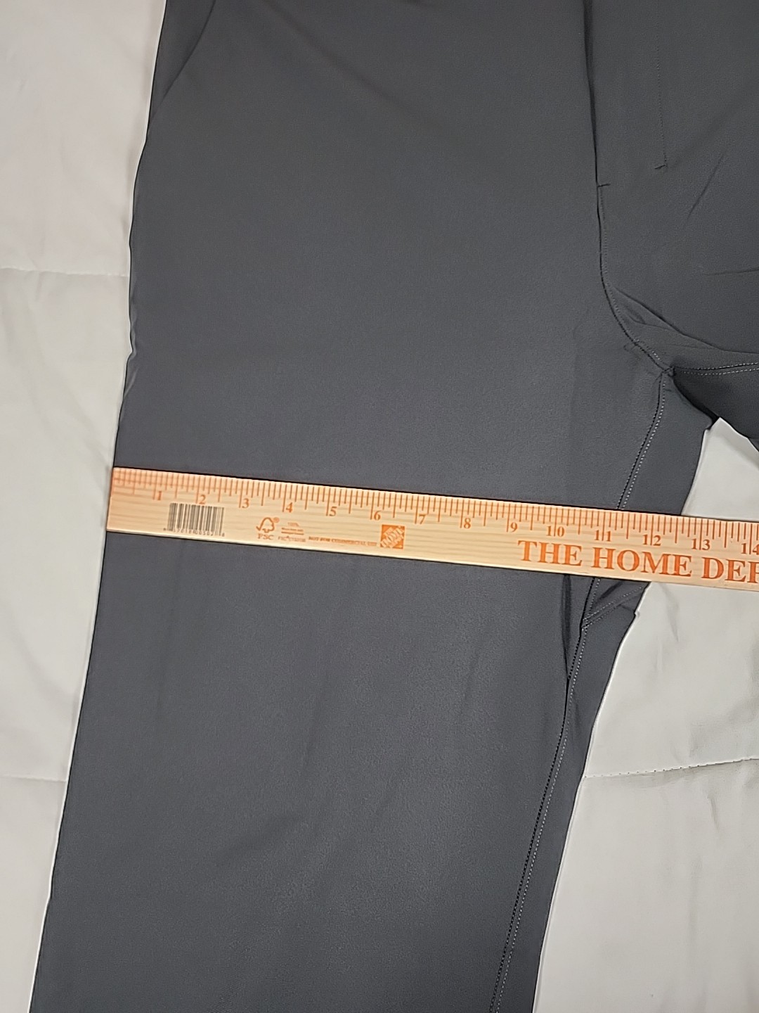 38×32 Lululemon ABC Trouser Classic Fit Warpstreme Men’s Pants Color Obsidian