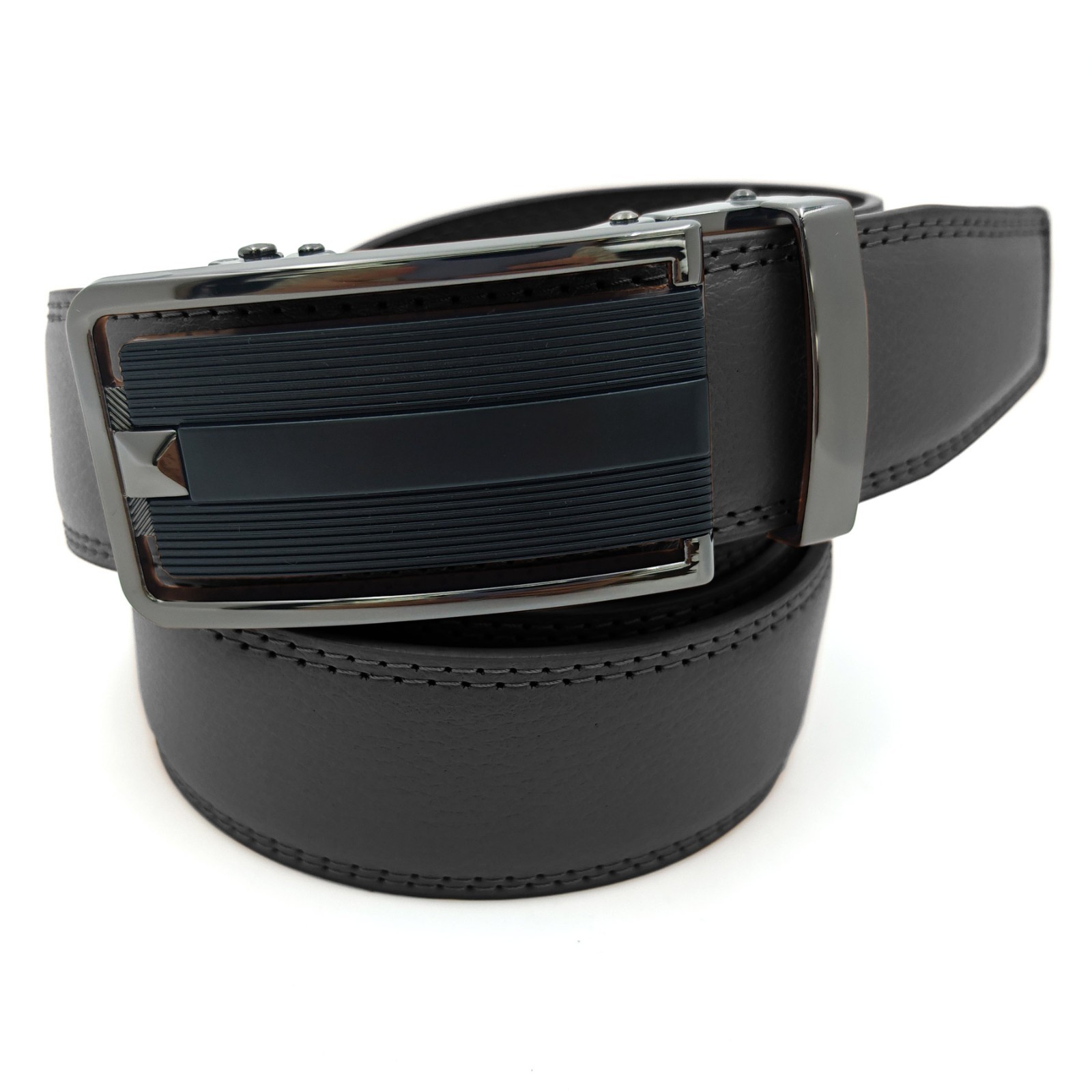 Luxury Men’s Genuine Leather Automatic Buckle Belts Waist Strap Belt Waistband