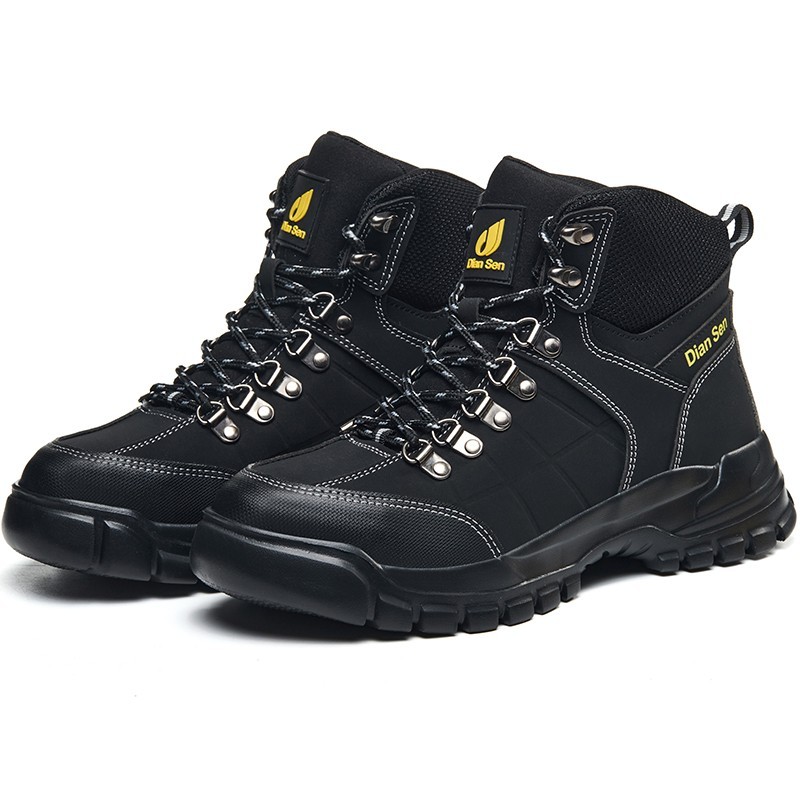 Lightweight Indestructible Steel Toe Boots Non Slip Waterproof Mens Industrial