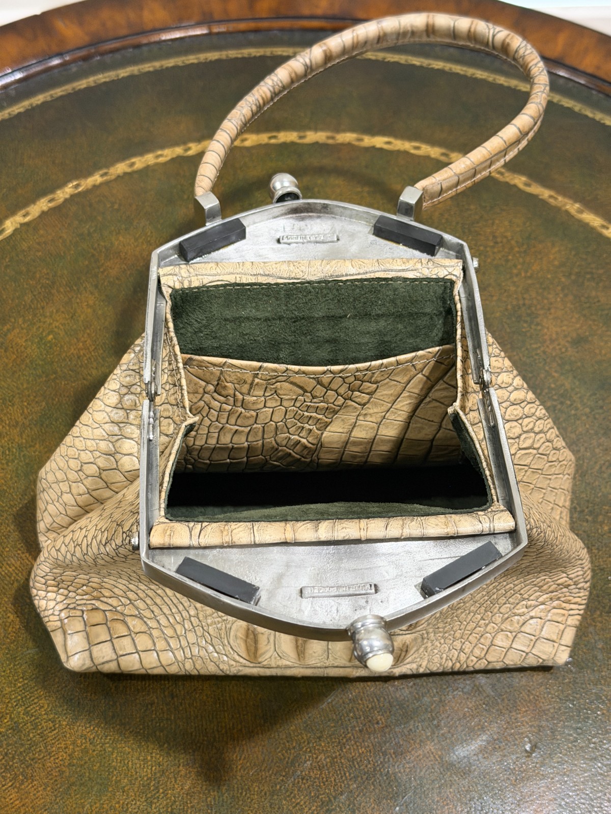 Excellent Unused Vintage MOULIN ROUGE HANDBAG by Designer JAMES CULVER