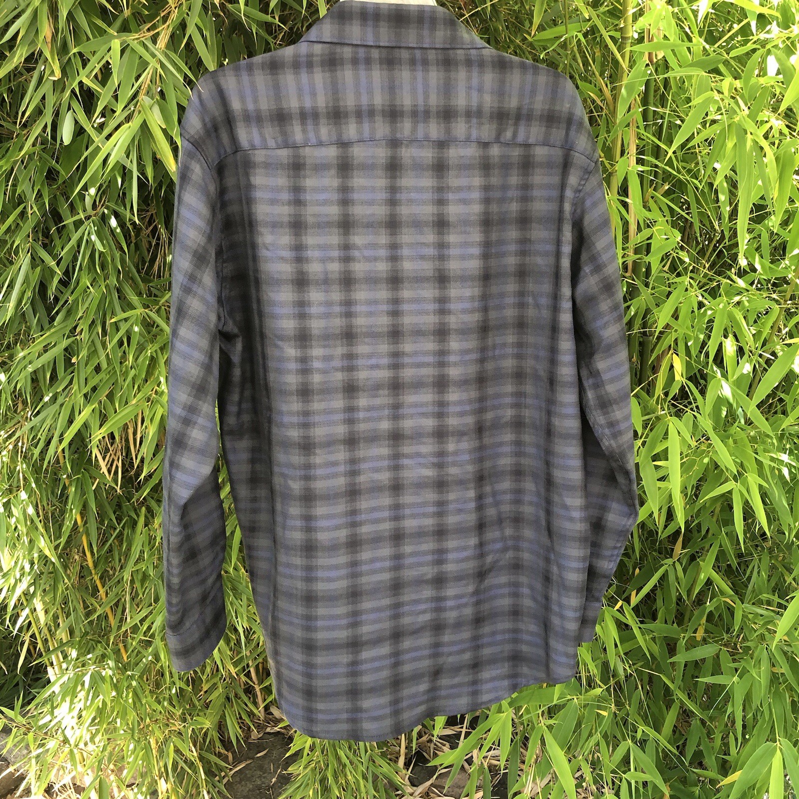 Pendleton Urban Wool Shirt Blue Plaid M Long Sleeve Classic Casual Everyday