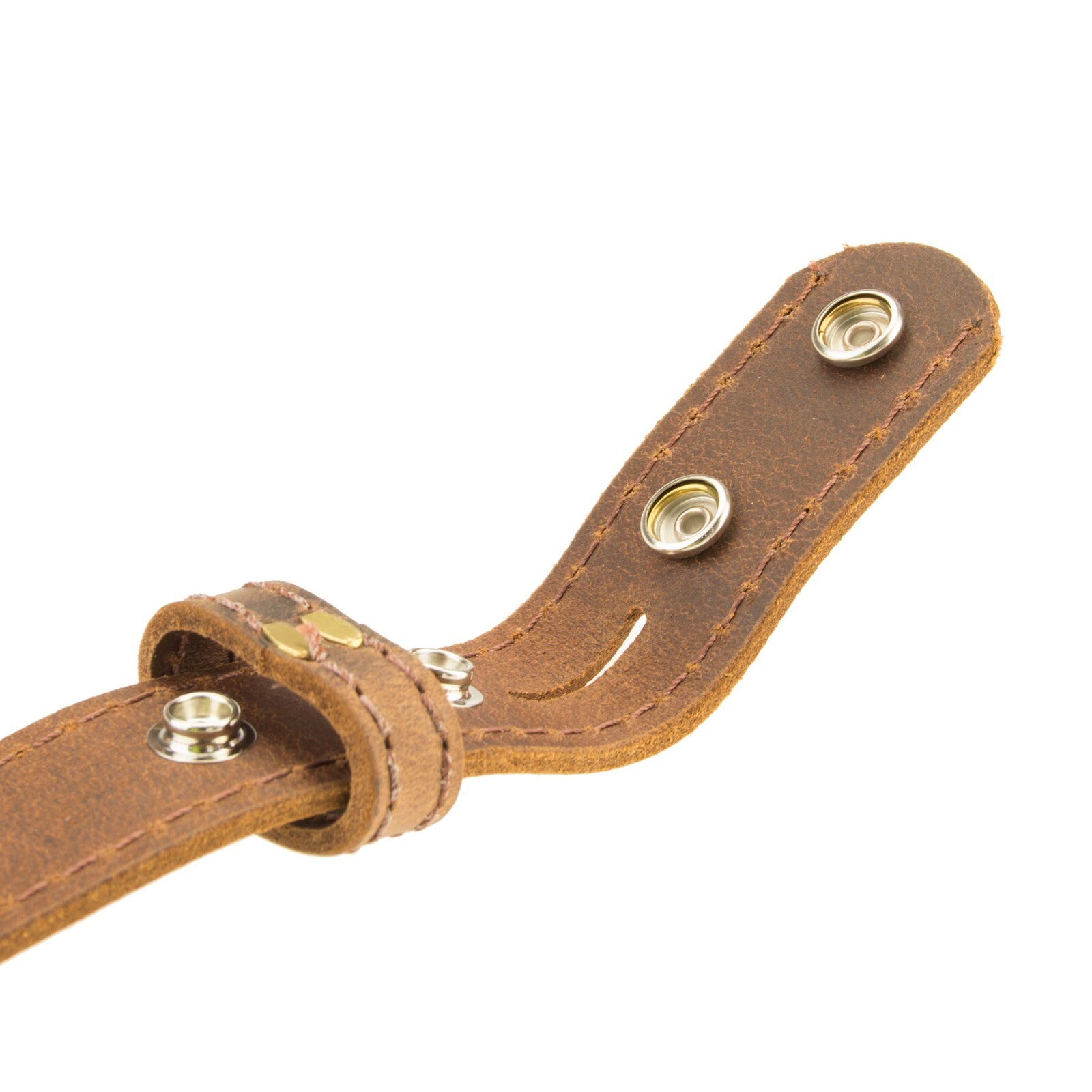 Buffalo Leather Casual Belt Strap_No Buckle_1-1/2″_Amish Handmade Black – Brown