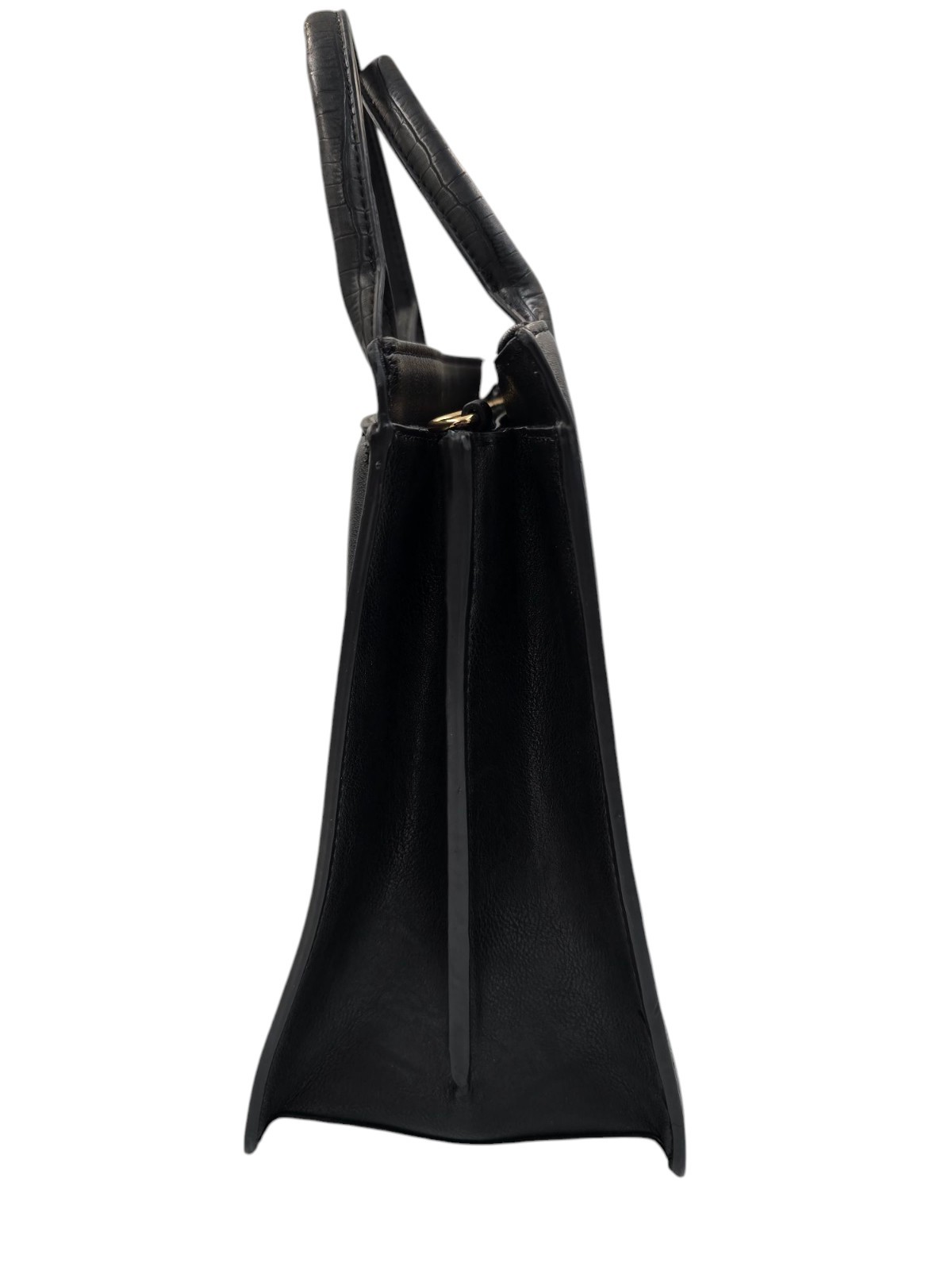 Large Tahari Double Handle Purse Tote Bag 13.5″x10.25″x6″ Black Very HTF RARE