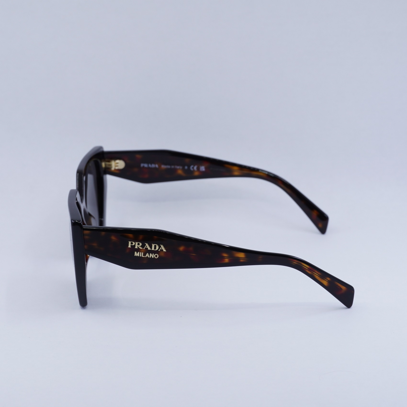 PRADA PR15WS 24B40L Dark Havana/Black/Dark Grey 54-19-140 Sunglasses New Auth…