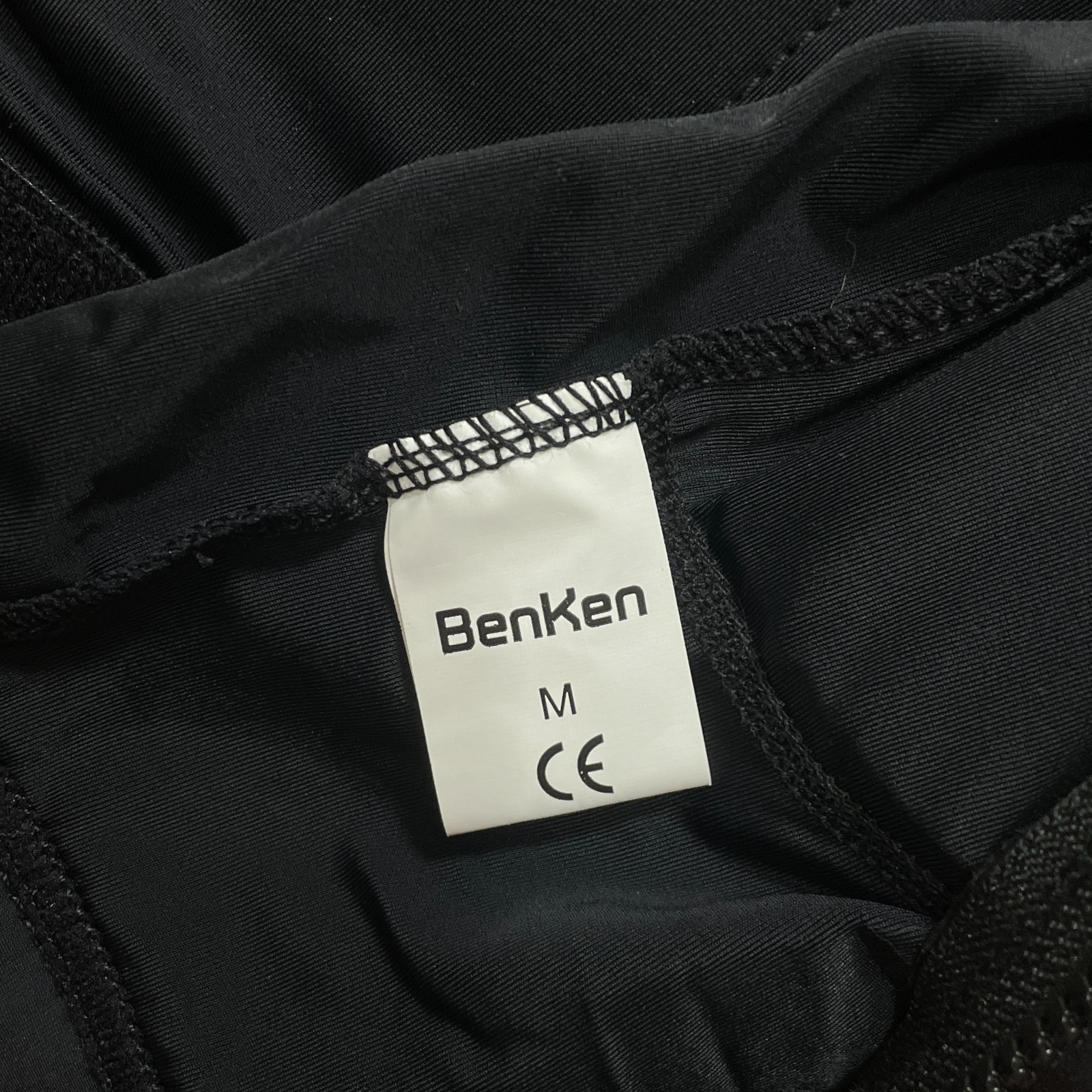 BENKEN Padded Protective Shirt Unisex Medium Black EVA Armor MTB Moto Snow NEW