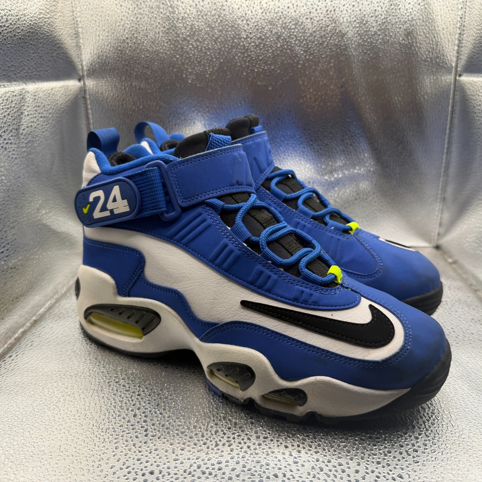Size 8 Nike Air Griffey Max 1 DS Varsity Royal Black Volt Mens Shoes DJ5161-400