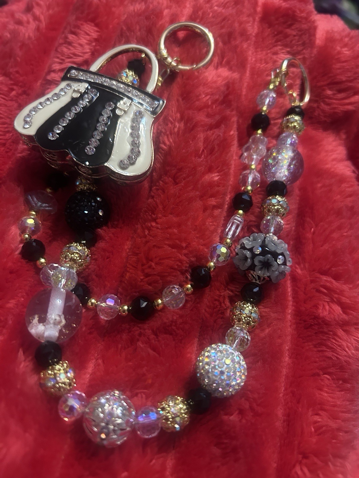 Statement Bag Charm — Buyer’s Choice — X Large Jeweled Purse Charm $25