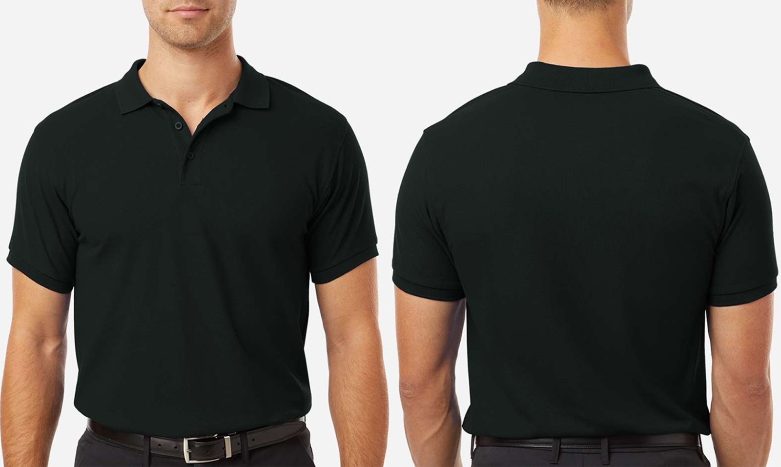Mens Tall Polo Shirt Short Sleeve Pique Work Golf Wrinkle & Stain Resist LT-4XLT