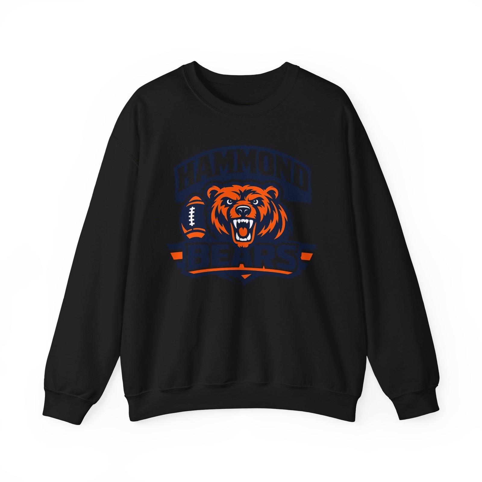 Hammond Bears roaring mascot sweatshirt | Football team logo